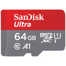 Load image into Gallery viewer, SanDisk 128GB Ultra microSDXC card + SD adapter, Memory card Full HD, up to 140 MB/s, For smartphones and Tablets, with A1 App Performance, UHS-I, Class 10, U1