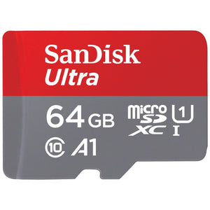 SanDisk 128GB Ultra microSDXC card + SD adapter, Memory card Full HD, up to 140 MB/s, For smartphones and Tablets, with A1 App Performance, UHS-I, Class 10, U1