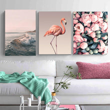 Load image into Gallery viewer, Sunset Beach Canvas Wall Art for Living Room Modern Artwork Nature Blue Sea Landscape Bathroom Pictures Bedroom Wall Décor Family Prints Paintings Wall Decorations Hallway Kitchen Office, YH1306