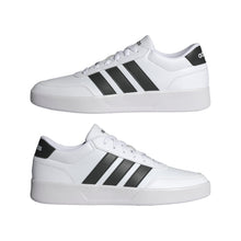 Load image into Gallery viewer, adidas Men&#39;s BREAKNET 3.0 Shoes, Cloud White/Core Black/Cloud White, 12.5 UK