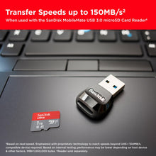 Load image into Gallery viewer, SanDisk 128GB Ultra microSDXC card + SD adapter, Memory card Full HD, up to 140 MB/s, For smartphones and Tablets, with A1 App Performance, UHS-I, Class 10, U1