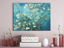 Load image into Gallery viewer, Wieco Art Giclee Canvas Prints Wall Art for Wall Decor by Van Gogh Paintings Almond Blossom Modern One Piece Stretched and Framed Abstract Flowers Artwork Home Office Decorations