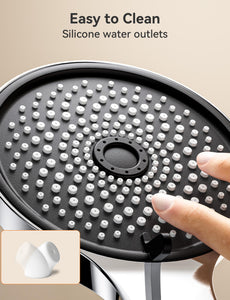 Shower Head, Magichome High Pressure Shower Head with 5 Spray Modes, Turbocharged Design Powerful Shower Heads for Low Water Pressure