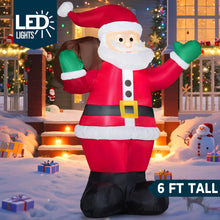 Load image into Gallery viewer, Inflatable Hanging Christmas Decoration, 1.8 m, Climbing Santa Claus with Built-in LED, for Christmas Party, Indoor, Outdoor, Garden, Lawn
