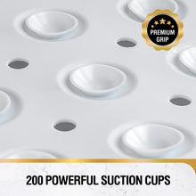 Load image into Gallery viewer, Non Slip Bath Mat for Tub, 101 x 40cm Extra Long Shower Mat Anti Mould, Machine Washable Bathroom Bathtub Mat with Suction Cups and Drain Holes, Soft on Feet, Clear