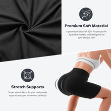 Load image into Gallery viewer, High Waisted Cycling Shorts Women - Tummy Control Buttery Soft Biker Yoga Running Gym Black Workout Athletic Shorts