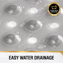 Load image into Gallery viewer, Non Slip Bath Mat for Tub, 101 x 40cm Extra Long Shower Mat Anti Mould, Machine Washable Bathroom Bathtub Mat with Suction Cups and Drain Holes, Soft on Feet, Clear