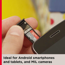 Load image into Gallery viewer, SanDisk 128GB Ultra microSDXC card + SD adapter, Memory card Full HD, up to 140 MB/s, For smartphones and Tablets, with A1 App Performance, UHS-I, Class 10, U1