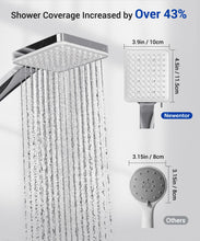 Load image into Gallery viewer, Shower Head, High Pressure, Shower Heads with 6 Modes, Power Shower Head Only, Universal Water Saving Large ShowerHead