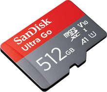 Load image into Gallery viewer, SanDisk 128GB Ultra microSDXC card + SD adapter, Memory card Full HD, up to 140 MB/s, For smartphones and Tablets, with A1 App Performance, UHS-I, Class 10, U1