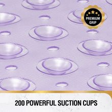 Load image into Gallery viewer, Non Slip Bath Mat for Tub, 101 x 40cm Extra Long Shower Mat Anti Mould, Machine Washable Bathroom Bathtub Mat with Suction Cups and Drain Holes, Soft on Feet, Clear