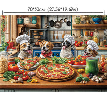 Load image into Gallery viewer, Puzzles 1000 Pieces for Adults jigsaw puzzles for adults 1000 Piece Puzzle Challenging Game for The Whole for Women, Gifts for Men, jigsaw puzzle Theme:Dogs&#39; pizza meal