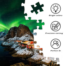 Load image into Gallery viewer, HUADADA Jigsaw Puzzles for Adults 1000 Piece Jigsaws Puzzles for Adults,Jigsaw Puzzle 1000 Pieces for Adult Challenging Puzzle Games .Northern Lights in Norway