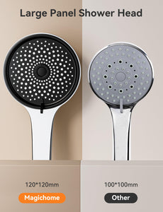 Shower Head, Magichome High Pressure Shower Head with 5 Spray Modes, Turbocharged Design Powerful Shower Heads for Low Water Pressure