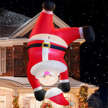 Load image into Gallery viewer, Inflatable Hanging Christmas Decoration, 1.8 m, Climbing Santa Claus with Built-in LED, for Christmas Party, Indoor, Outdoor, Garden, Lawn