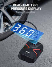 Load image into Gallery viewer, Tyre Inflator Air Compressor 12V DC, Digital Car Tyre Pump 150 PSI, Preset Tyre Pressure &amp; Auto Shutoff, Electric Air Pump for Car Tyres, Bicycles, Other Inflatables (Black&amp;Yellow)