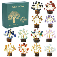Load image into Gallery viewer, The Original 7 Chakra Crystal Tree Birthday Gifts for Women &amp; men Crystal Tree of Life Sister birthday gifts Home Decor Healing Crystals Gifts for Mom Positive Energy New Home House Warming Gift Women