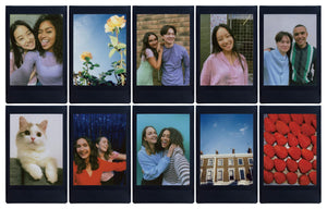 INSTAX mini instant film White Border, 20 shot Pack, suitable for all mini cameras and printers