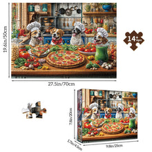 Load image into Gallery viewer, Puzzles 1000 Pieces for Adults jigsaw puzzles for adults 1000 Piece Puzzle Challenging Game for The Whole for Women, Gifts for Men, jigsaw puzzle Theme:Dogs&#39; pizza meal