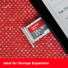 Load image into Gallery viewer, SanDisk 128GB Ultra microSDXC card + SD adapter, Memory card Full HD, up to 140 MB/s, For smartphones and Tablets, with A1 App Performance, UHS-I, Class 10, U1