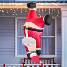 Load image into Gallery viewer, Inflatable Hanging Christmas Decoration, 1.8 m, Climbing Santa Claus with Built-in LED, for Christmas Party, Indoor, Outdoor, Garden, Lawn