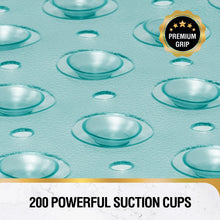 Load image into Gallery viewer, Non Slip Bath Mat for Tub, 101 x 40cm Extra Long Shower Mat Anti Mould, Machine Washable Bathroom Bathtub Mat with Suction Cups and Drain Holes, Soft on Feet, Clear