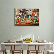 Load image into Gallery viewer, Puzzles 1000 Pieces for Adults jigsaw puzzles for adults 1000 Piece Puzzle Challenging Game for The Whole for Women, Gifts for Men, jigsaw puzzle Theme:Dogs&#39; pizza meal
