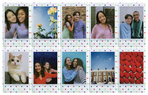 INSTAX mini instant film White Border, 20 shot Pack, suitable for all mini cameras and printers