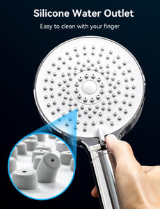 Shower Head, Magichome High Pressure Shower Head with 5 Spray Modes, Turbocharged Design Powerful Shower Heads for Low Water Pressure