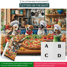 Load image into Gallery viewer, Puzzles 1000 Pieces for Adults jigsaw puzzles for adults 1000 Piece Puzzle Challenging Game for The Whole for Women, Gifts for Men, jigsaw puzzle Theme:Dogs&#39; pizza meal