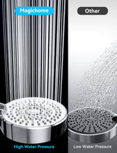 Load image into Gallery viewer, Shower Head, Magichome High Pressure Shower Head with 5 Spray Modes, Turbocharged Design Powerful Shower Heads for Low Water Pressure