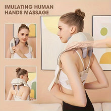 Load image into Gallery viewer, Electric Neck And Shoulder Massager Wireless Shoulder &amp; Back Massage Pillow Trapezius Neck Cervical Back Massage Shawl Gifts