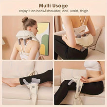 Load image into Gallery viewer, Electric Neck And Shoulder Massager Wireless Shoulder &amp; Back Massage Pillow Trapezius Neck Cervical Back Massage Shawl Gifts