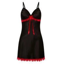 Load image into Gallery viewer, Women Sexy Sleepwear Silk Satin Nightwear Slip Dress Sleeveless Pajamas Nightgown Plus Size Nightwear Comfortable