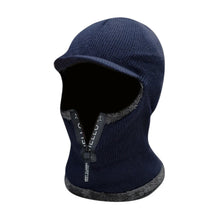 Load image into Gallery viewer, New Men Winter Warm Wool Hat Outdoor Ear Protection Hats Warm Thick Bicycle Knitted Capd Scarf Windproof Visors Cap