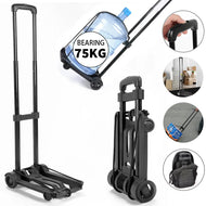 Wheel Trolley folding luggage trolley Folding Hand Truck Barrow Cart Travel Luggage Shopping Cart Portable Home Use Cart