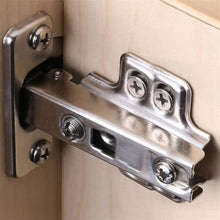 Load image into Gallery viewer, 10 Pcs 35mm Safety Door Hydraulic Hinge Soft Close Full Overlay Kitchen Cabinet Cupboard