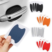 Load image into Gallery viewer, 4Pcs/Set Car Door Sticker Carbon Fiber Scratches Resistant Cover Auto Handle Protection Film Exterior Styling Car Accessories
