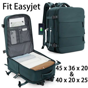 Versatile Travel Backpack: Cabin-Size for Easyjet, Ryanair - Perfect for On-the-Go