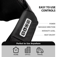 Load image into Gallery viewer, Wireless Neck And Back Massager Shiatsu Deep Kneading Massage Shawl Cervical Relaxing Trapezius Body Massager For Neck Waist Leg
