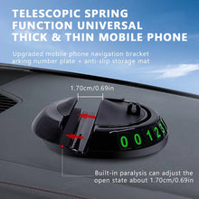 Load image into Gallery viewer, SEAMETAL 2 in 1 Dashboard Anti Slip Mat with Phone Mount 360-Degree Rotation Car Phone Holder Non-Slip Adhesive Mat for Car