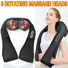 Load image into Gallery viewer, Wireless Neck And Back Massager Shiatsu Deep Kneading Massage Shawl Cervical Relaxing Trapezius Body Massager For Neck Waist Leg