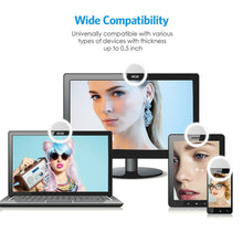 Load image into Gallery viewer, USB Charge Led Selfie Ring Light LED Selfie Fill Light Mobile Phone Live Broadcast Video LED Selfie Ring Lamp For All Smartphone