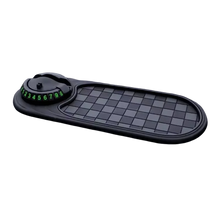 Load image into Gallery viewer, SEAMETAL 2 in 1 Dashboard Anti Slip Mat with Phone Mount 360-Degree Rotation Car Phone Holder Non-Slip Adhesive Mat for Car