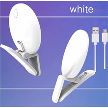 Load image into Gallery viewer, Mini Selfie Ring Light Portable LED Lamp USB Charging Photography Clip Ring Light Universal Mobile Phone Live Video Beauty Lamp