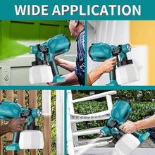 Load image into Gallery viewer, 1000ML Cordless Electric Paint Sprayer with 2x3.0Ah Battery and Nozzles replace for Makita 18V Battery HVLP Spray Gun