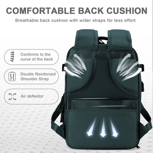 Versatile Travel Backpack: Cabin-Size for Easyjet, Ryanair - Perfect for On-the-Go