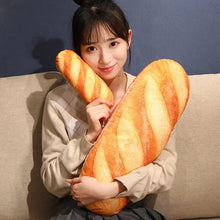 Load image into Gallery viewer, French Bread Pillow Plush Stuffed Printing Images Food Plushie Peluche Party Prop Decor Sleeping Companion Kits Gift Room Decor