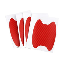 Load image into Gallery viewer, 4Pcs/Set Car Door Sticker Carbon Fiber Scratches Resistant Cover Auto Handle Protection Film Exterior Styling Car Accessories