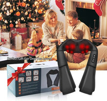Load image into Gallery viewer, Wireless Neck And Back Massager Shiatsu Deep Kneading Massage Shawl Cervical Relaxing Trapezius Body Massager For Neck Waist Leg